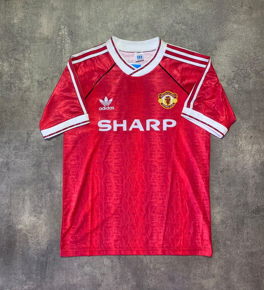 Manchester United 90/91 home jersey